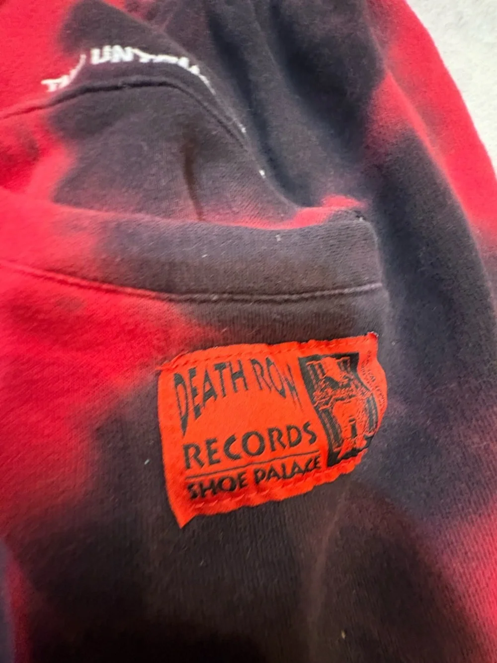 (A6) Death Row Records x Shoe Palace Red Tie Dye Fleece Shorts Men's‎ 2XL Rare
